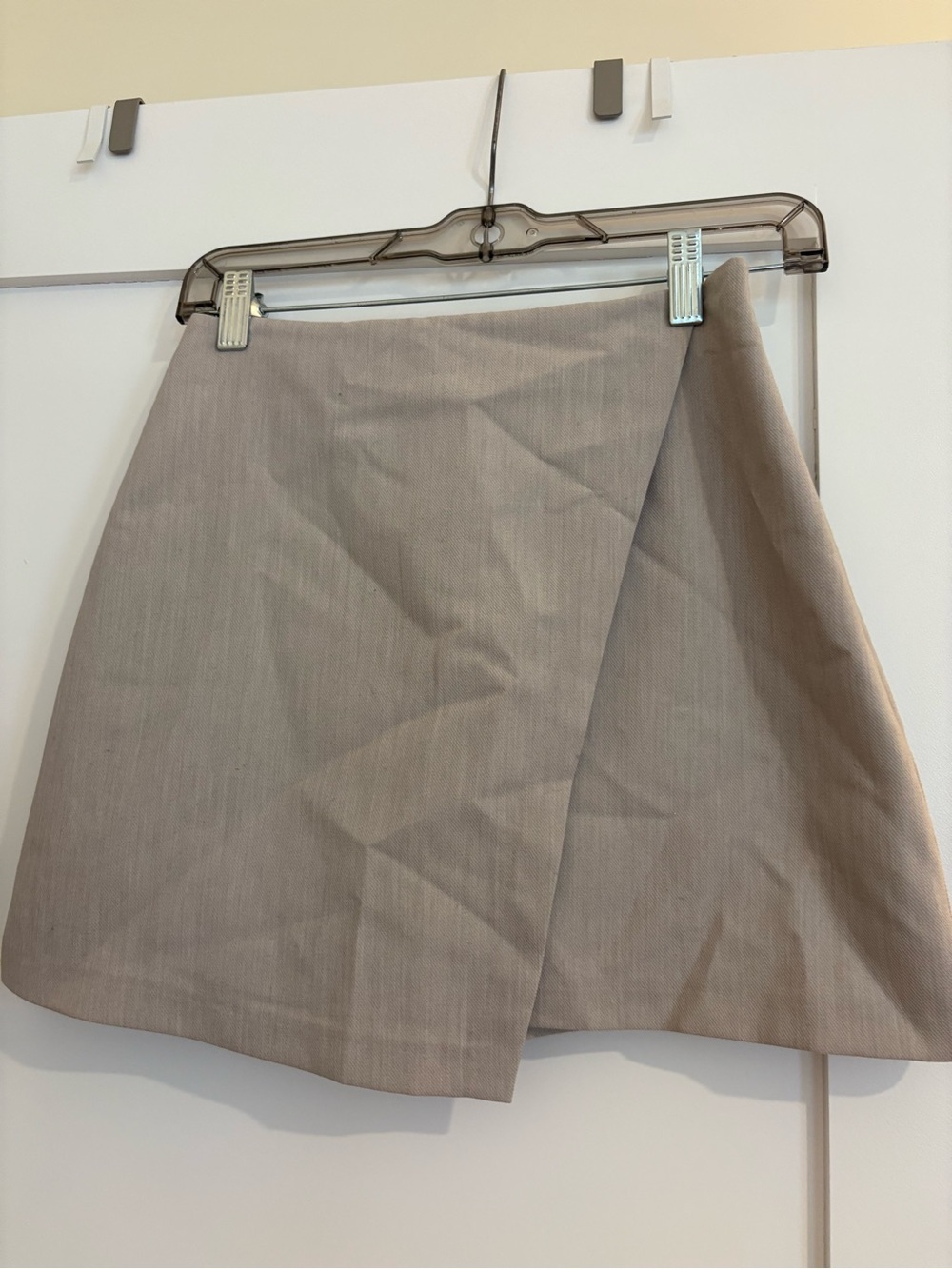 Abercrombie & Fitch Beige Wrap Skort